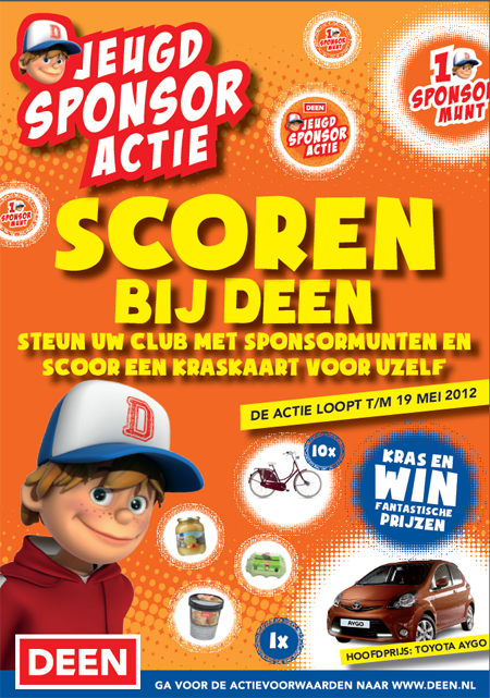 Deen Jeugdsponsor actie